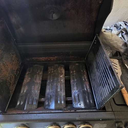 Thermogaz gas grill used