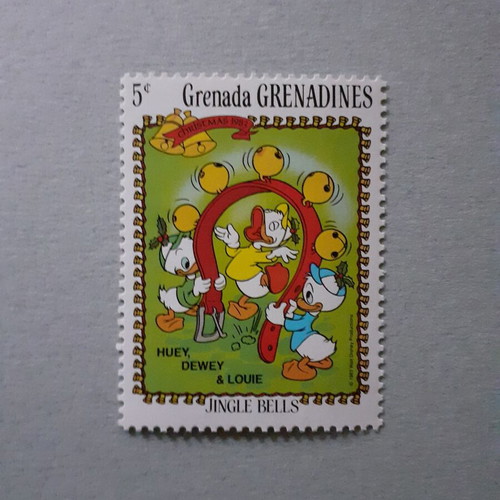 Walt Disney Jingle Belles 1983 Stamp Set 6 Mint Never Hinged