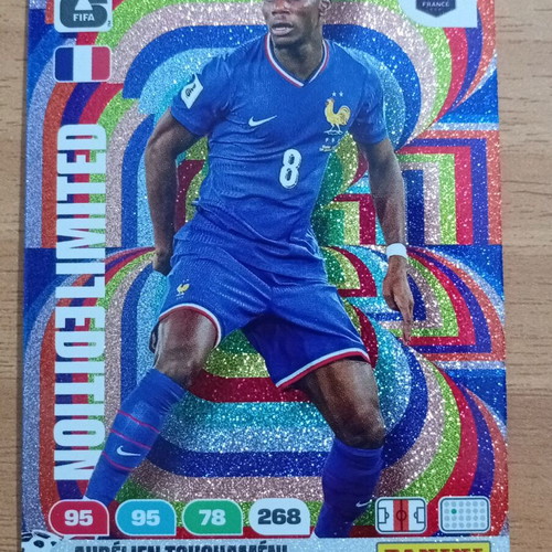 Panini World Cup 2026 Adrenalyn XL Limited Edition Tchouameni card used