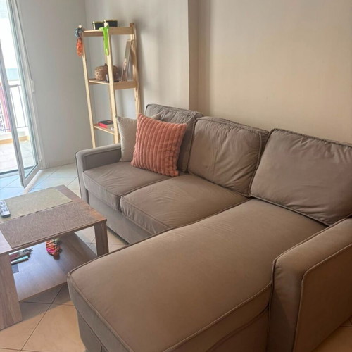 Sofa kitchen fridge and furniture set used, bundle price