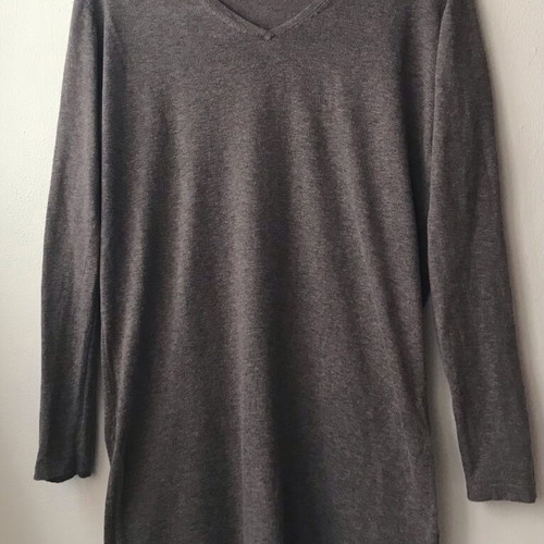 Mango blouse-dress dark beige like new, size L