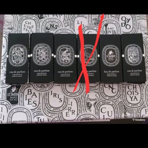 Diptyque Eau de Parfum tester set 5x2ml new