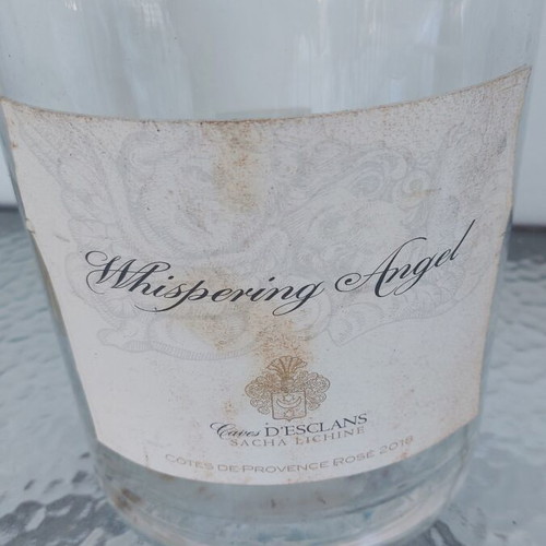 Whispering Angel Methuselah Empty Bottle 6 Liters used for Decoration