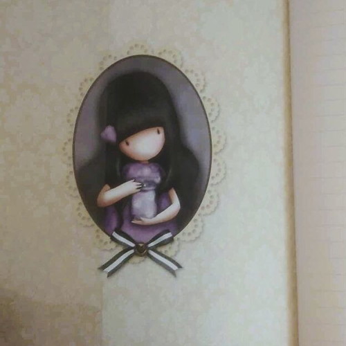 Gorjuss Santoro notebook like new with transparent jacket