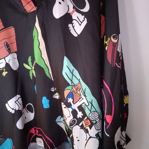 Blu Royal Snoopy shirt like new, black multicolor print