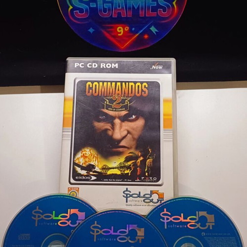 Commandos 2 PC game used, 3 disc edition