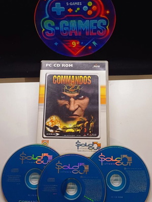 Commandos 2 PC game used, 3 disc edition