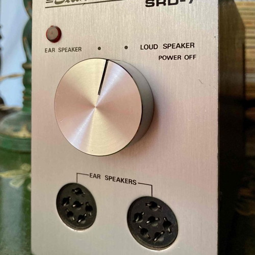 Stax SRD-7 προσαρμογέας και SRX-3 ηλεκτροστατικά ακουστικά μεταχειρισμένα, ενσύρματα