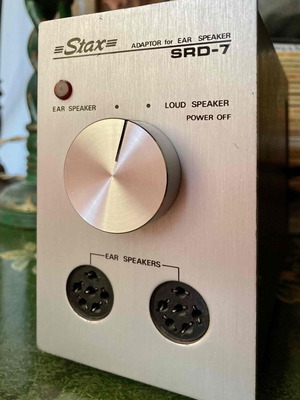Stax SRD-7 προσαρμογέας και SRX-3 ηλεκτροστατικά ακουστικά μεταχειρισμένα, ενσύρματα