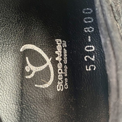 Black suede sneakers slip-on with zipper size 40 like new