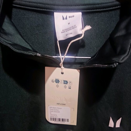 MP Men's Track Jacket New Medium Green