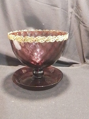Vintage amethyst fondantière used