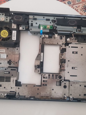 Laptop Bottom Case Dell Inspiron 1545 with Fan, Speakers, and Ports used