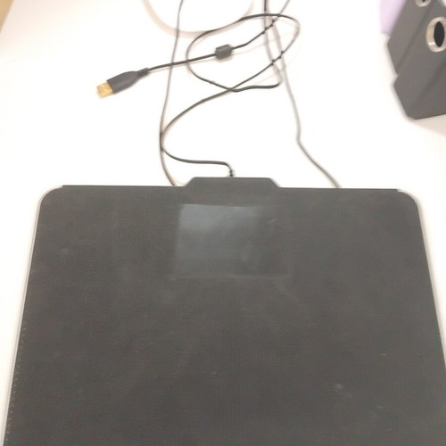 Laptop stand used with USB cable