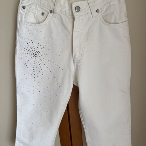 Swiss Jeans Capri Pants Size XS Like New White Beige