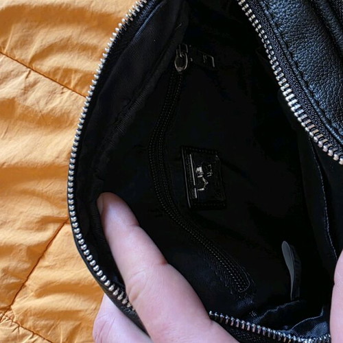 Ynot? Milano shoulder bag black new eco-leather