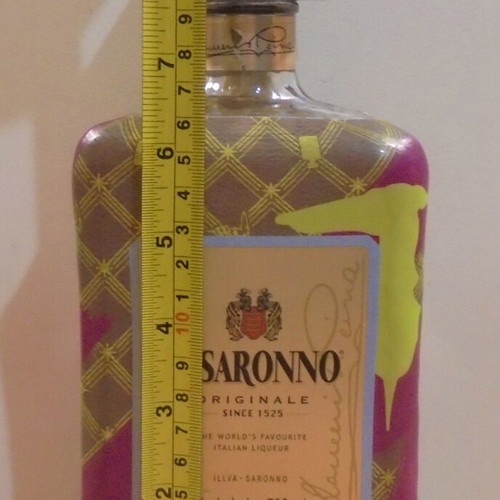 Disaronno Originale By Trussardi collectible empty bottle used