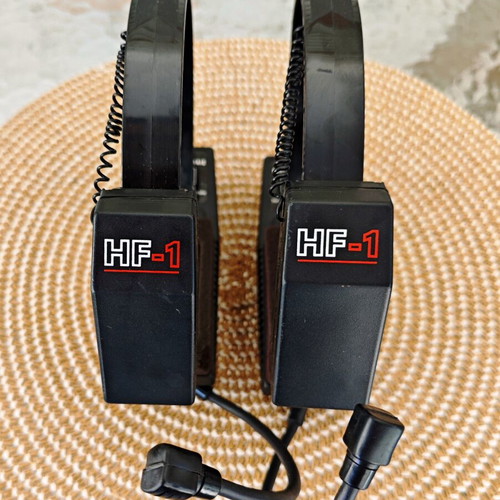 Vintage Walkie-Talkie Set General Electric HF-1 used, hands-free