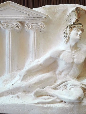 Ο Θνήσκων Αχιλλέας γύψινο διακοσμητικό νέο, πιστοποιημένο αντίγραφο