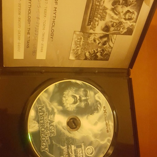 Age of Mythology for PC like new with poster