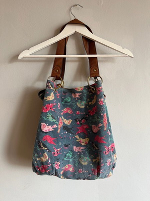 Lee Cooper дамска чанта употребявана, цветна