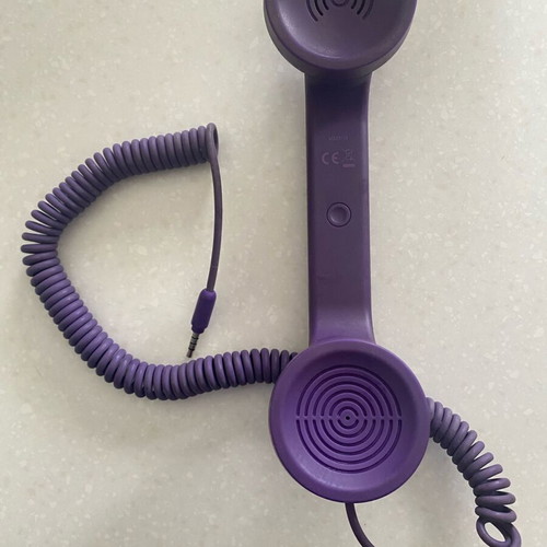 Native Union Pop Phone Retro handset purple like new