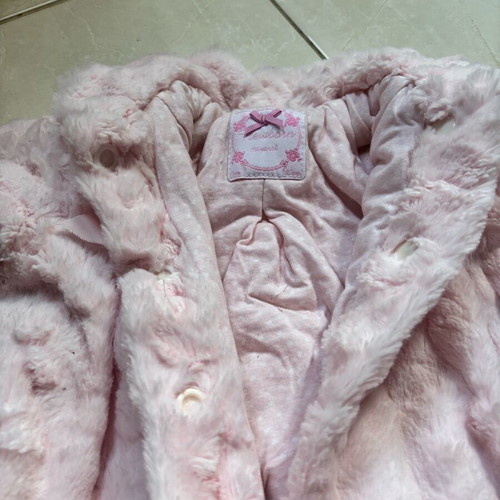 Mayoral baby fur coat new 3-6m