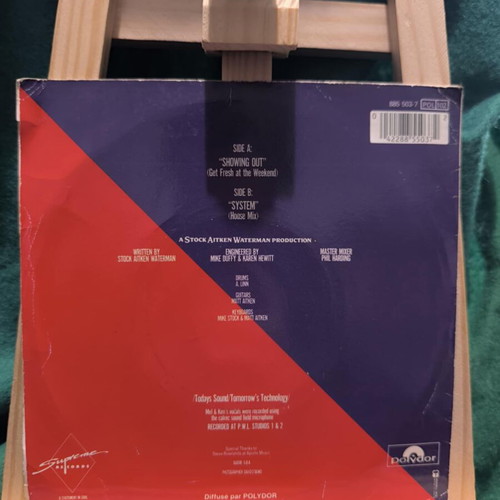 Mel & Kim Showing Out vinyl record like new, electronic
