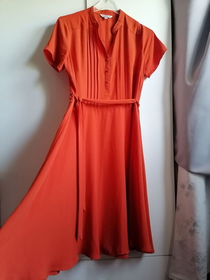Nanette dress size S, new, viscose, orange