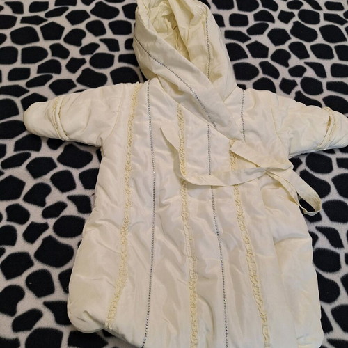 Blumarine baby infant outing suit like new with crystals