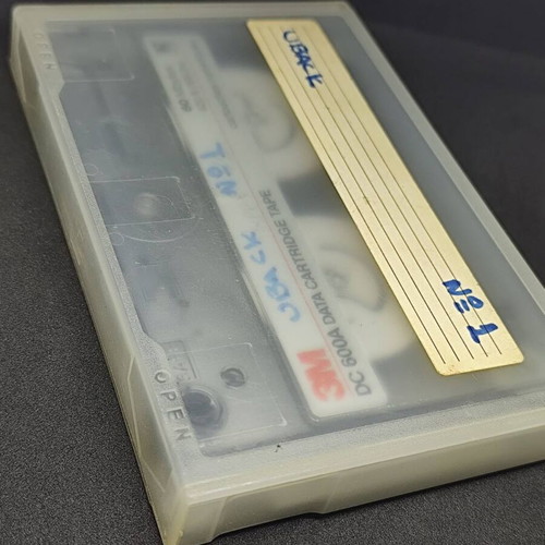 3M DC 600A Data Cartridge Tape 60MB like new, vintage retro computing
