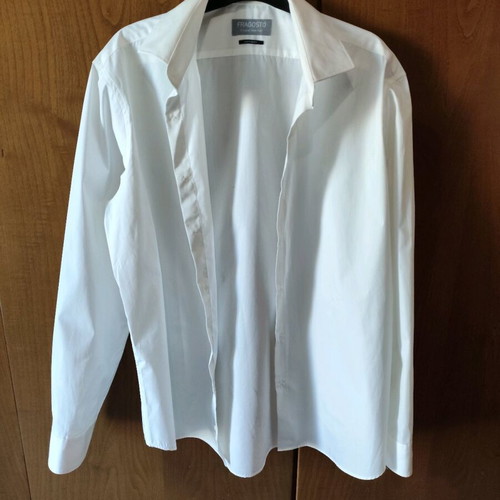 White men's Fragosto shirt like new, size 43