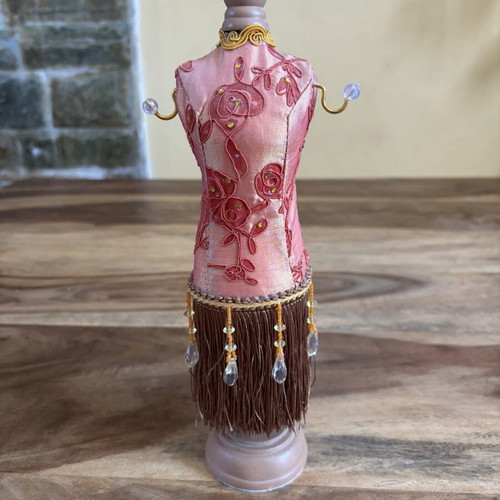 Vintage decorative jewelry stand used, height 29cm