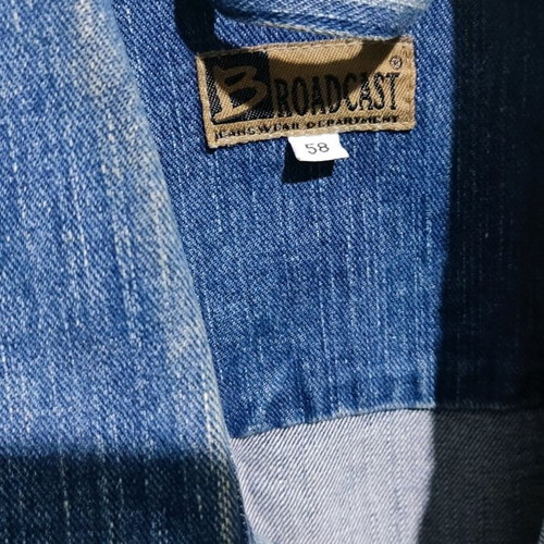 Denim jacket used, size 58, unisex, blue