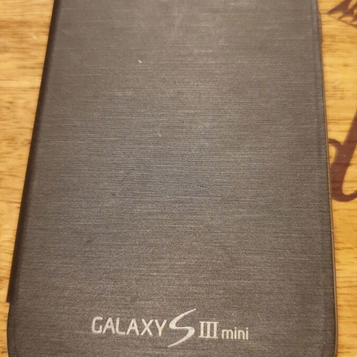 Samsung Galaxy SIII Mini used, classic old gray phone