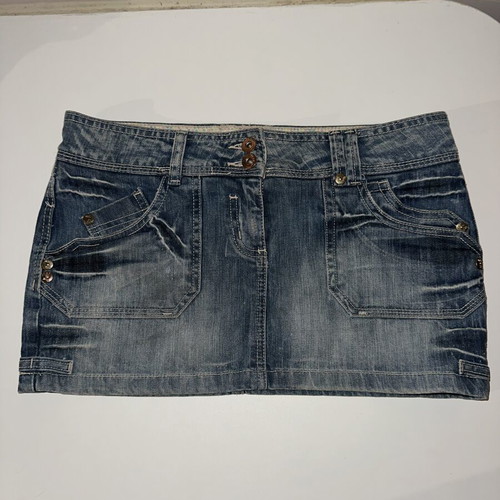Denim skirt, blue, size M / 38 / 10