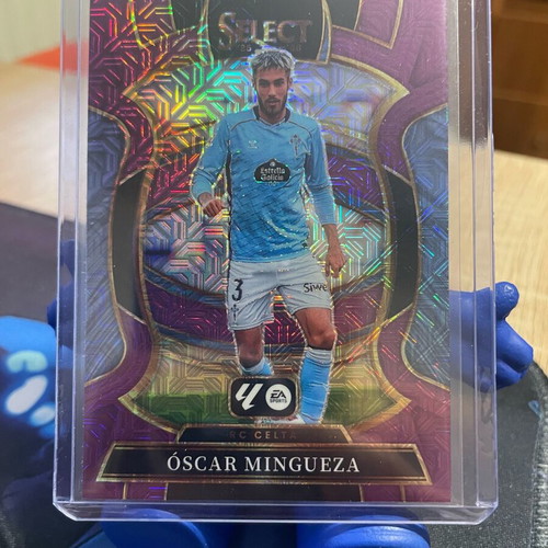 Panini Select 2025-26 La Liga Celta Oscar Mingueza Purple Mojo card like new