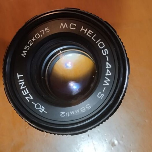 Zenit 122 vintage analog camera with MC Helios-44M-5 lens
