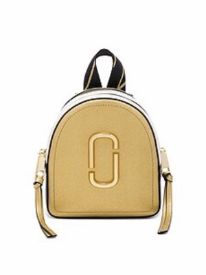 Marc Jacobs Mini Backpack New Beige and Gold