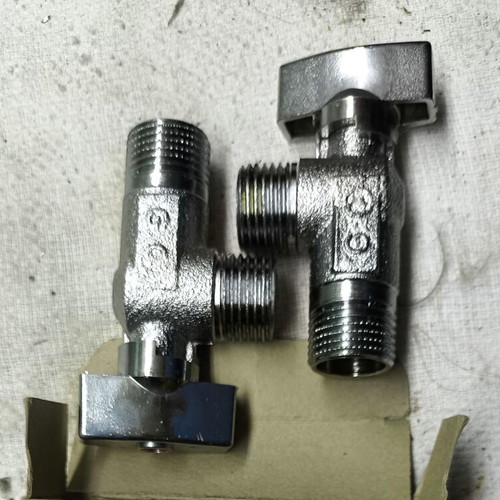 Brass Angle Valves New, 1/2'' Male Thread, Pack of 2