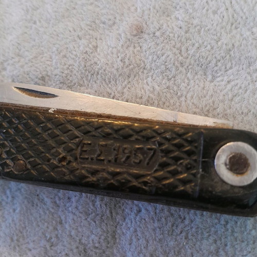 Greek Army Folding Knife 1957 used