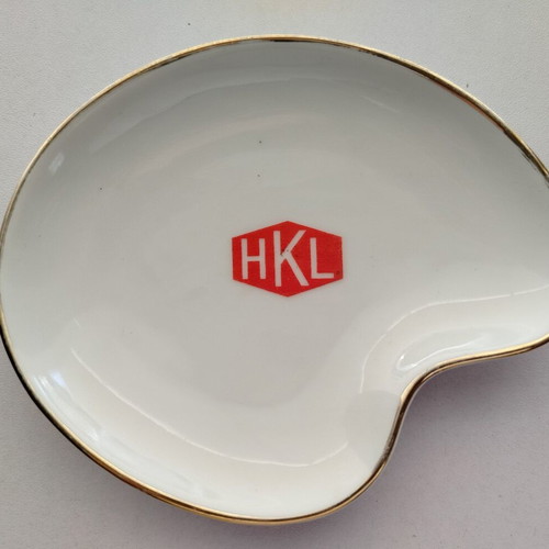 Small porcelain plate HKL used, Gerolnd Porzellan