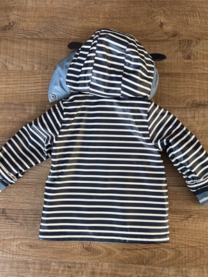 Dpam waterproof jacket for boys new, 12 months, striped