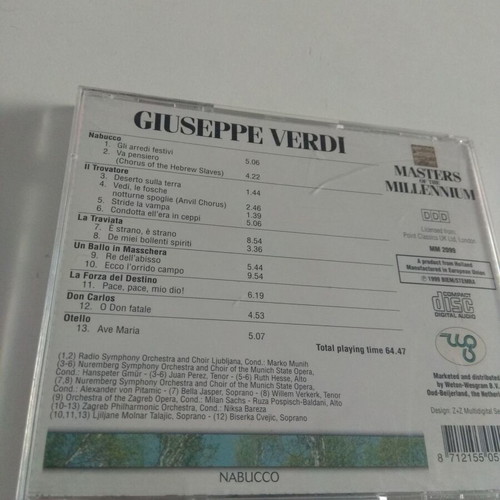 Giuseppe Verdi Nabucco CD used