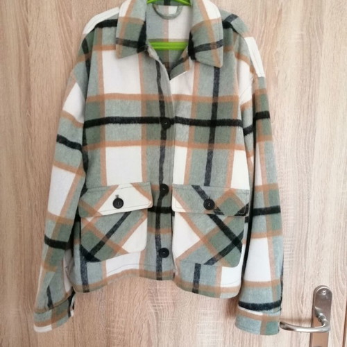 Zara jacket size M new, checkered