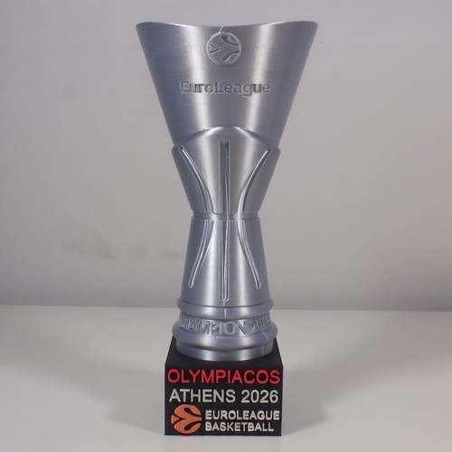 Κύπελλο Ολυμπιακού Euroleague 2026 ρέπλικα με βάση καινούργιο