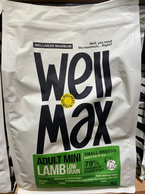 Wellmax Adult Mini Lamb ξηρά τροφή για σκύλους 2kg