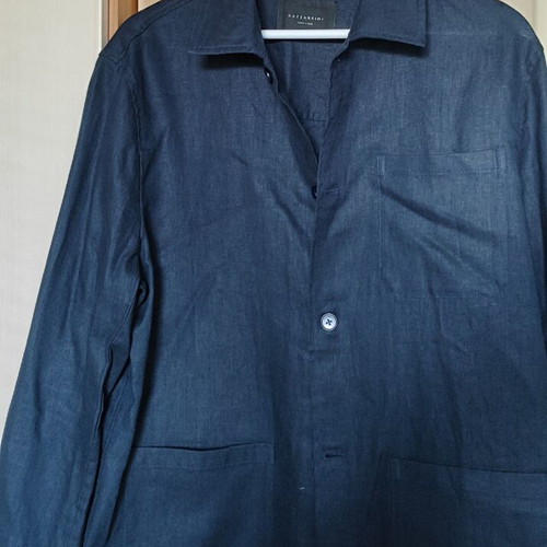 Gazzarrini Linen Overshirt Navy XL like new
