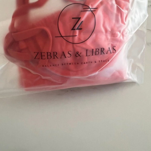 Zebras & Libras bralette orange, new, size S
