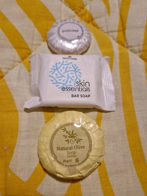 Travel soaps set of 3 pieces new